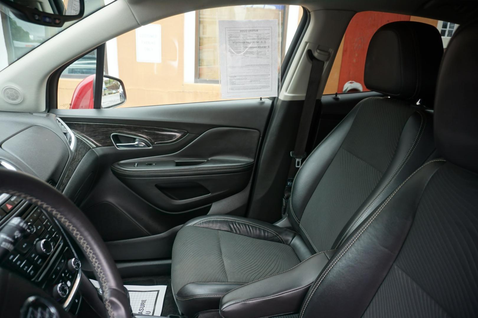 2014 RED /BLACK BUICK ENCORE CONVENIENCE (KL4CJBSB5EB) with an 1.4L I4 engine, AUTOMATIC transmission, located at 312 Centre Ave, Schuylkill Haven, PA, 17972, (570) 593-5278, 40.638130, -76.177383- Photo#17