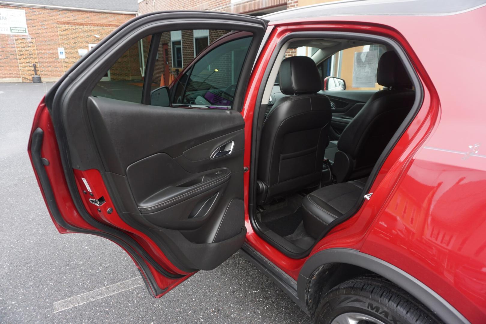 2014 RED /BLACK BUICK ENCORE CONVENIENCE (KL4CJBSB5EB) with an 1.4L I4 engine, AUTOMATIC transmission, located at 312 Centre Ave, Schuylkill Haven, PA, 17972, (570) 593-5278, 40.638130, -76.177383- Photo#27