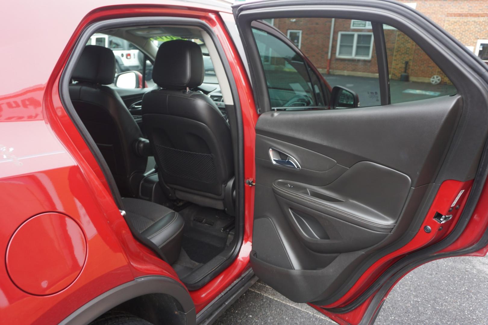 2014 RED /BLACK BUICK ENCORE CONVENIENCE (KL4CJBSB5EB) with an 1.4L I4 engine, AUTOMATIC transmission, located at 312 Centre Ave, Schuylkill Haven, PA, 17972, (570) 593-5278, 40.638130, -76.177383- Photo#34