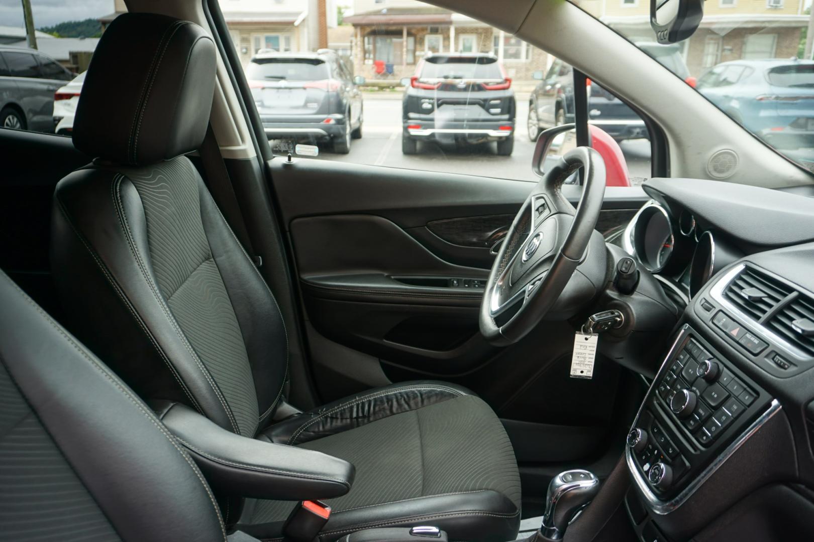 2014 RED /BLACK BUICK ENCORE CONVENIENCE (KL4CJBSB5EB) with an 1.4L I4 engine, AUTOMATIC transmission, located at 312 Centre Ave, Schuylkill Haven, PA, 17972, (570) 593-5278, 40.638130, -76.177383- Photo#36