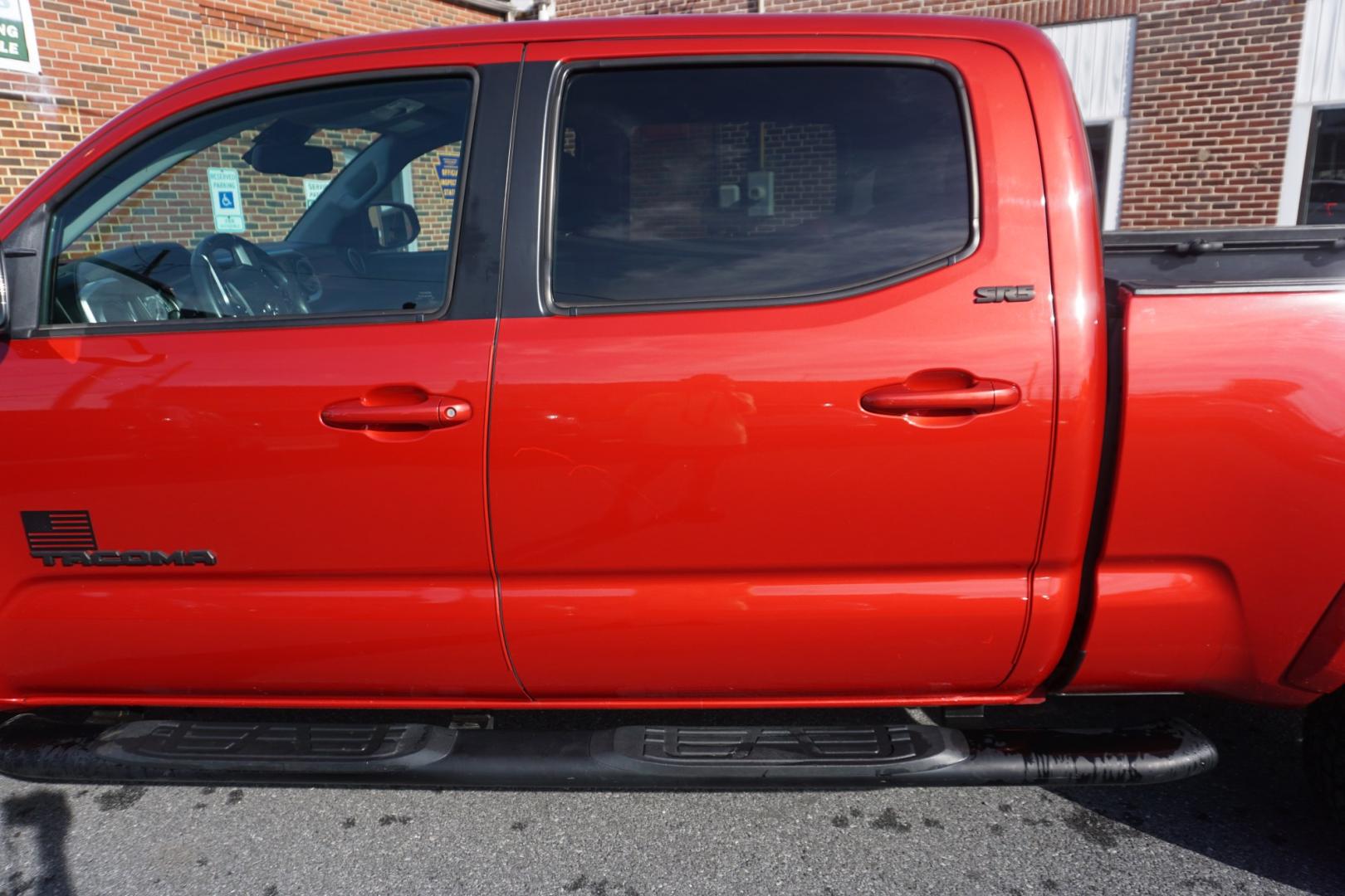 2023 RED TOYOTA TACOMA SR5 (3TYDZ5BN4PT) with an 3.5L V6 engine, Automatic transmission, located at 312 Centre Ave, Schuylkill Haven, PA, 17972, (570) 593-5278, 40.638130, -76.177383- Photo#5