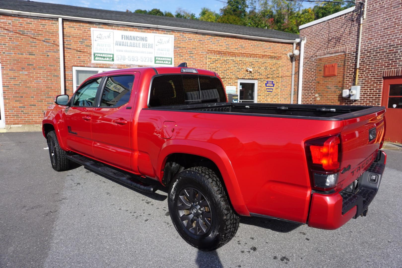 2023 RED TOYOTA TACOMA SR5 (3TYDZ5BN4PT) with an 3.5L V6 engine, Automatic transmission, located at 312 Centre Ave, Schuylkill Haven, PA, 17972, (570) 593-5278, 40.638130, -76.177383- Photo#7
