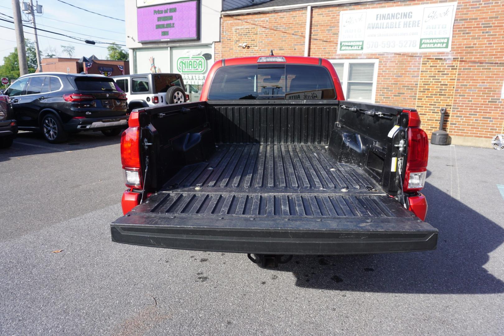 2023 RED TOYOTA TACOMA SR5 (3TYDZ5BN4PT) with an 3.5L V6 engine, Automatic transmission, located at 312 Centre Ave, Schuylkill Haven, PA, 17972, (570) 593-5278, 40.638130, -76.177383- Photo#9