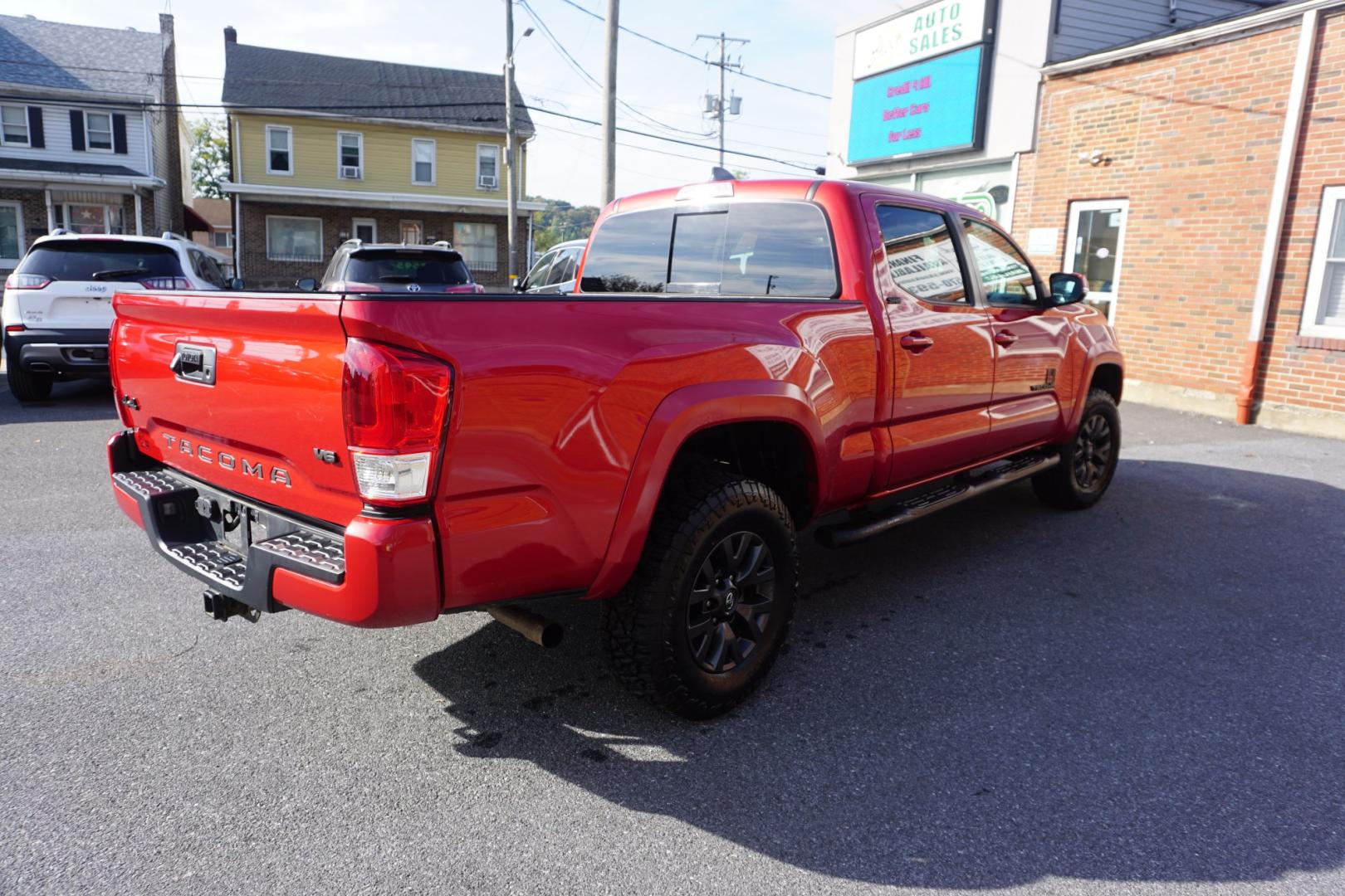 2023 RED TOYOTA TACOMA SR5 (3TYDZ5BN4PT) with an 3.5L V6 engine, Automatic transmission, located at 312 Centre Ave, Schuylkill Haven, PA, 17972, (570) 593-5278, 40.638130, -76.177383- Photo#11