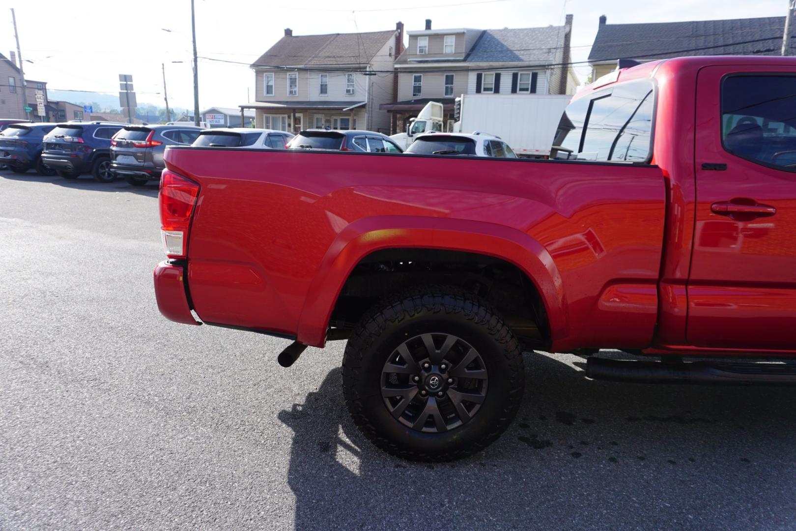 2023 RED TOYOTA TACOMA SR5 (3TYDZ5BN4PT) with an 3.5L V6 engine, Automatic transmission, located at 312 Centre Ave, Schuylkill Haven, PA, 17972, (570) 593-5278, 40.638130, -76.177383- Photo#12