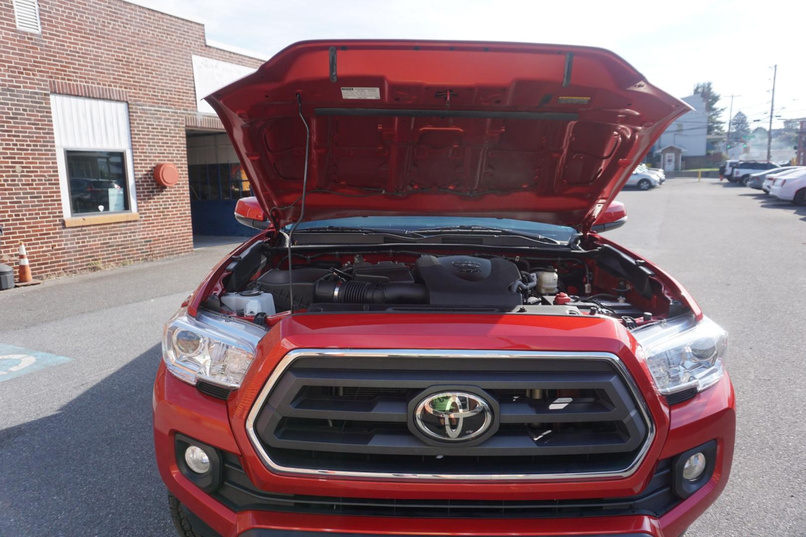 2023 RED TOYOTA TACOMA SR5 (3TYDZ5BN4PT) with an 3.5L V6 engine, Automatic transmission, located at 312 Centre Ave, Schuylkill Haven, PA, 17972, (570) 593-5278, 40.638130, -76.177383- Photo#16