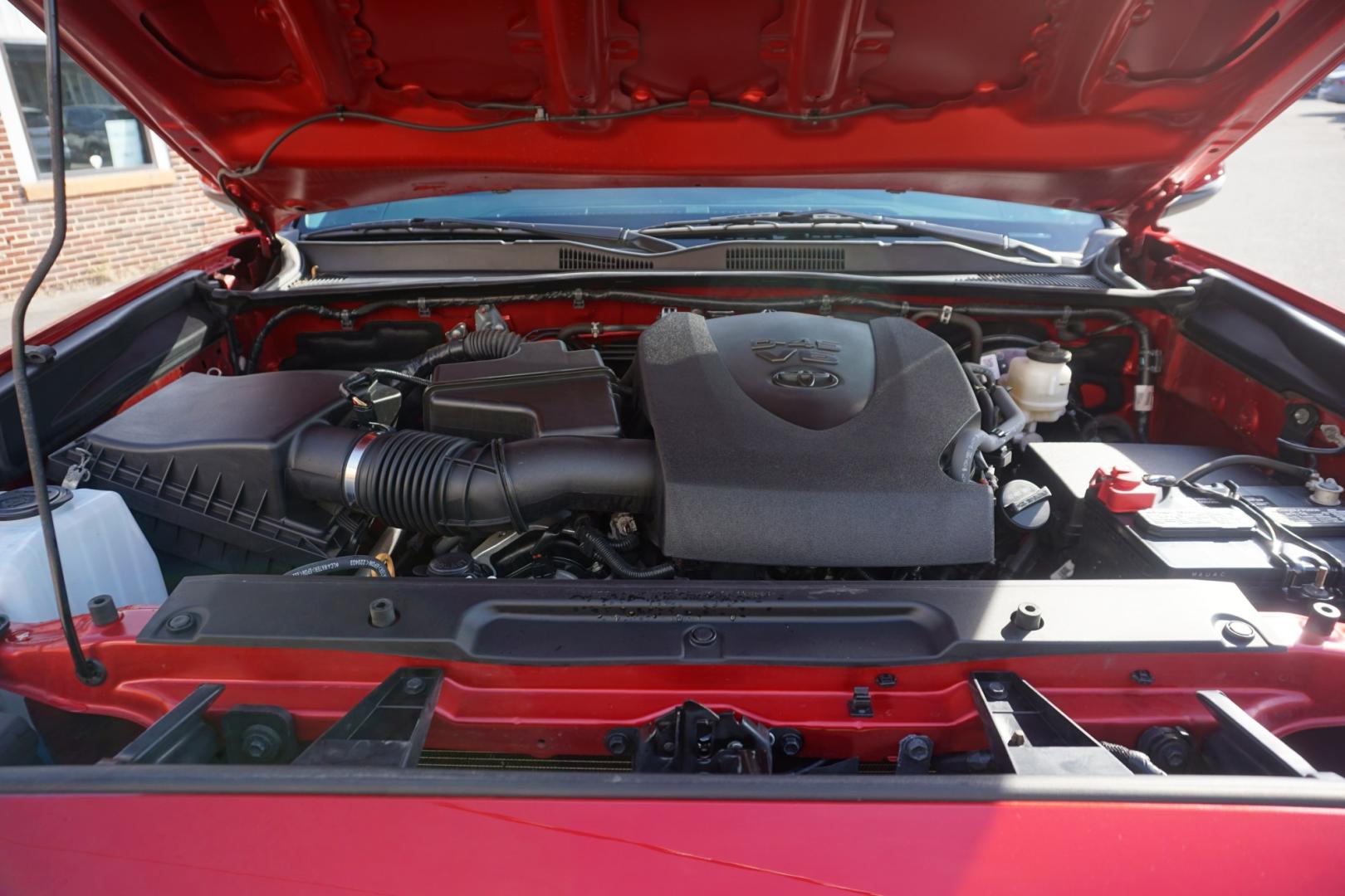 2023 RED TOYOTA TACOMA SR5 (3TYDZ5BN4PT) with an 3.5L V6 engine, Automatic transmission, located at 312 Centre Ave, Schuylkill Haven, PA, 17972, (570) 593-5278, 40.638130, -76.177383- Photo#17