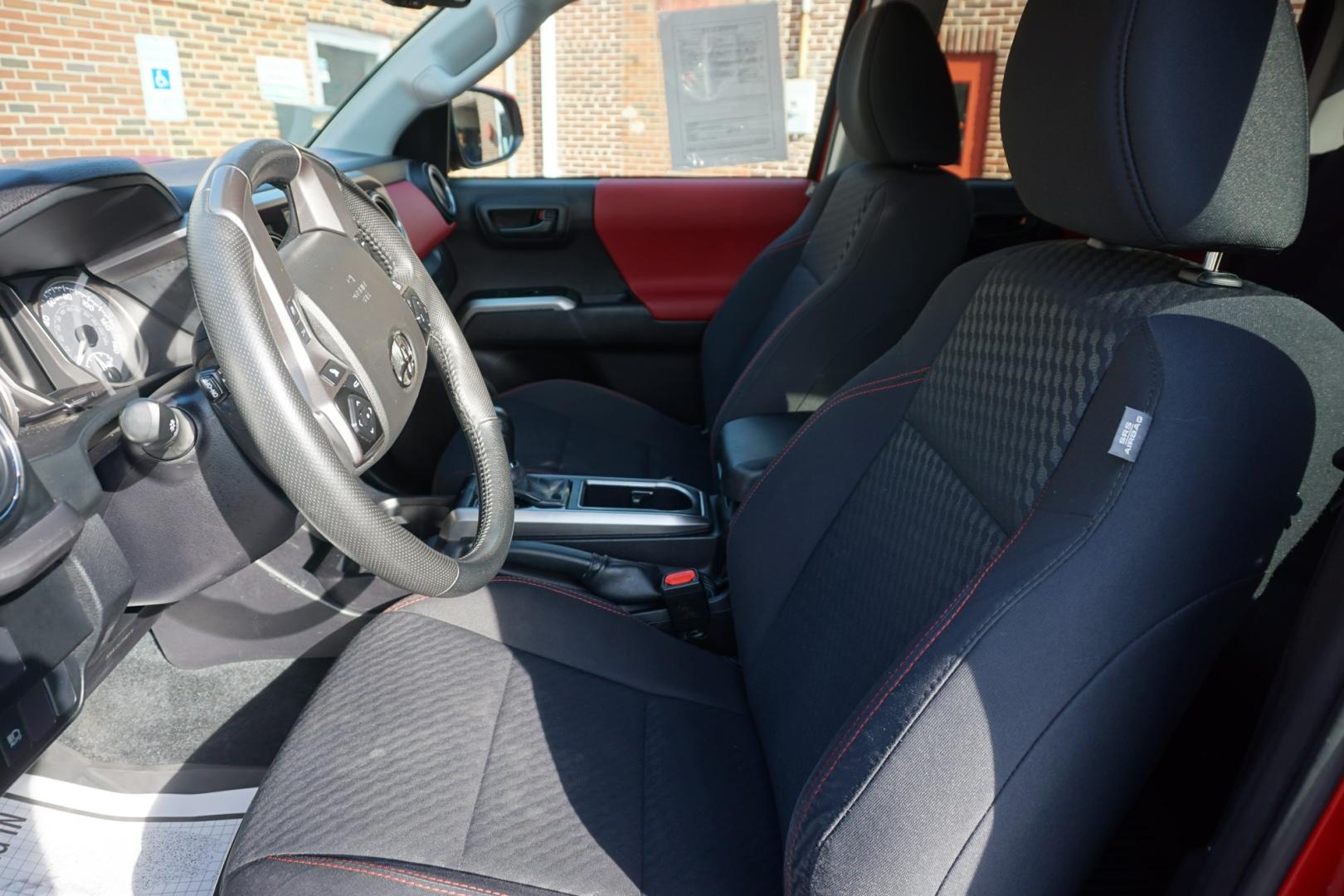 2023 RED TOYOTA TACOMA SR5 (3TYDZ5BN4PT) with an 3.5L V6 engine, Automatic transmission, located at 312 Centre Ave, Schuylkill Haven, PA, 17972, (570) 593-5278, 40.638130, -76.177383- Photo#21