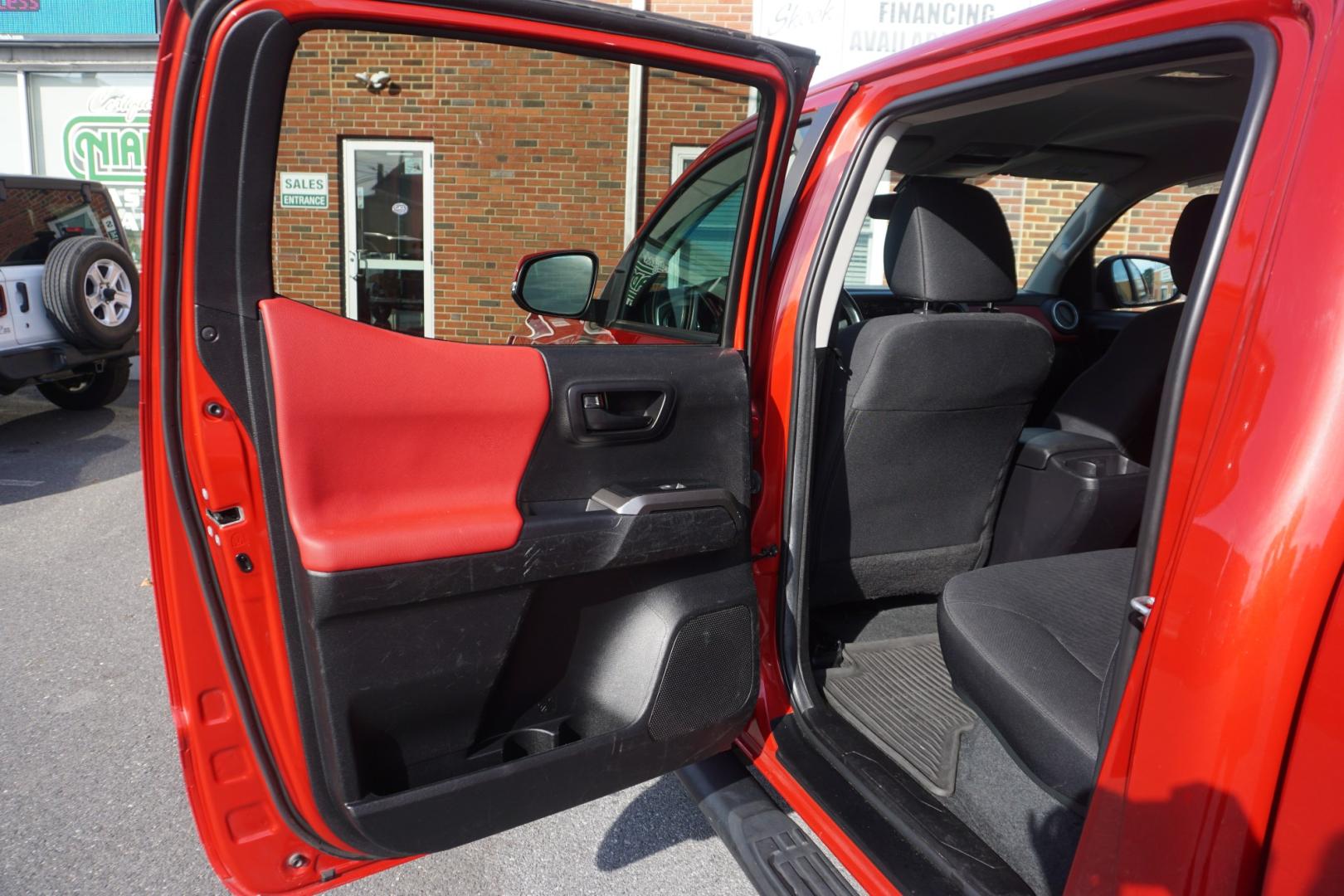 2023 RED TOYOTA TACOMA SR5 (3TYDZ5BN4PT) with an 3.5L V6 engine, Automatic transmission, located at 312 Centre Ave, Schuylkill Haven, PA, 17972, (570) 593-5278, 40.638130, -76.177383- Photo#30