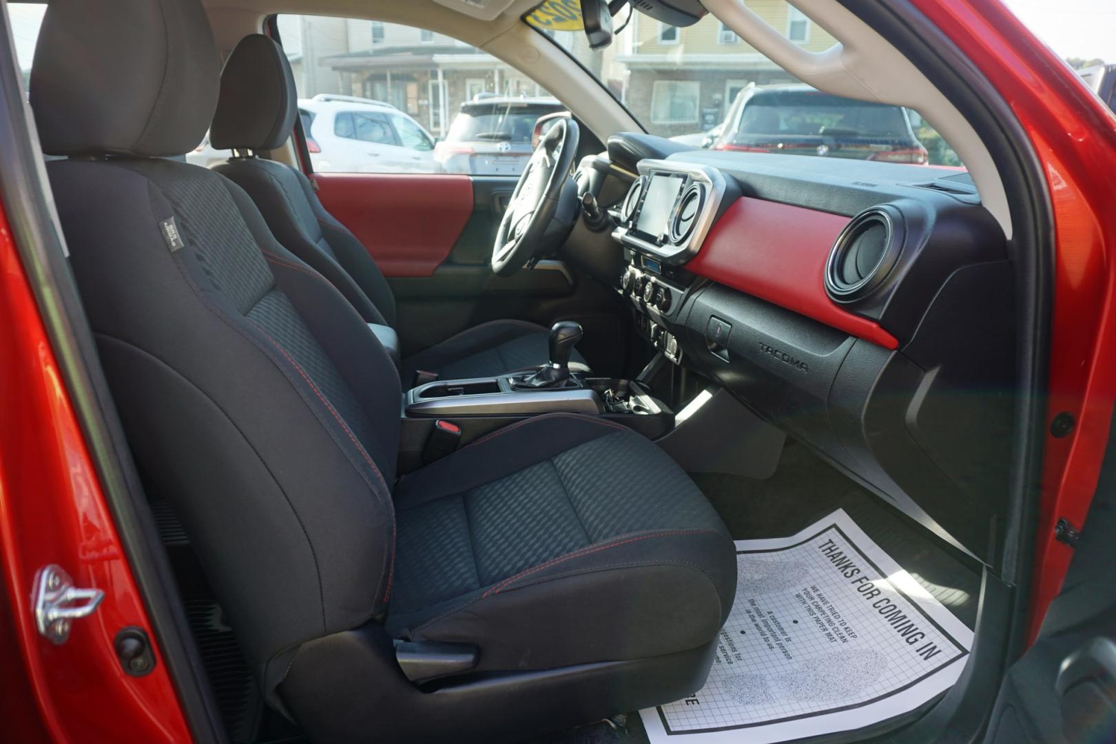 2023 RED TOYOTA TACOMA SR5 (3TYDZ5BN4PT) with an 3.5L V6 engine, Automatic transmission, located at 312 Centre Ave, Schuylkill Haven, PA, 17972, (570) 593-5278, 40.638130, -76.177383- Photo#39
