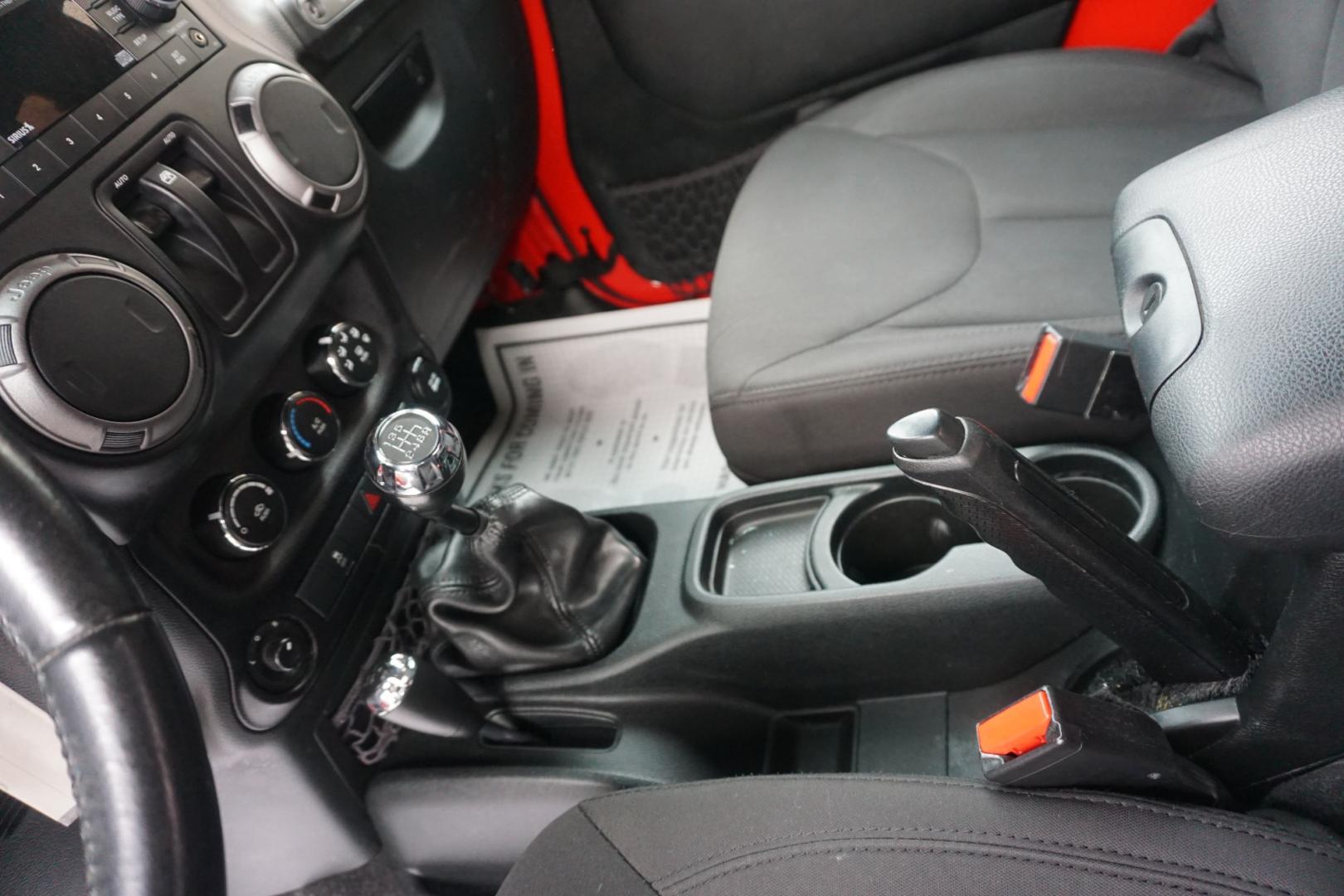 2017 RED /BLACK JEEP WRANGLER WILLYS WHEELER (1c4ajwag0hl) with an 3.6L V6 engine, AUTOMATIC transmission, located at 312 Centre Ave, Schuylkill Haven, PA, 17972, (570) 593-5278, 40.638130, -76.177383- Photo#19