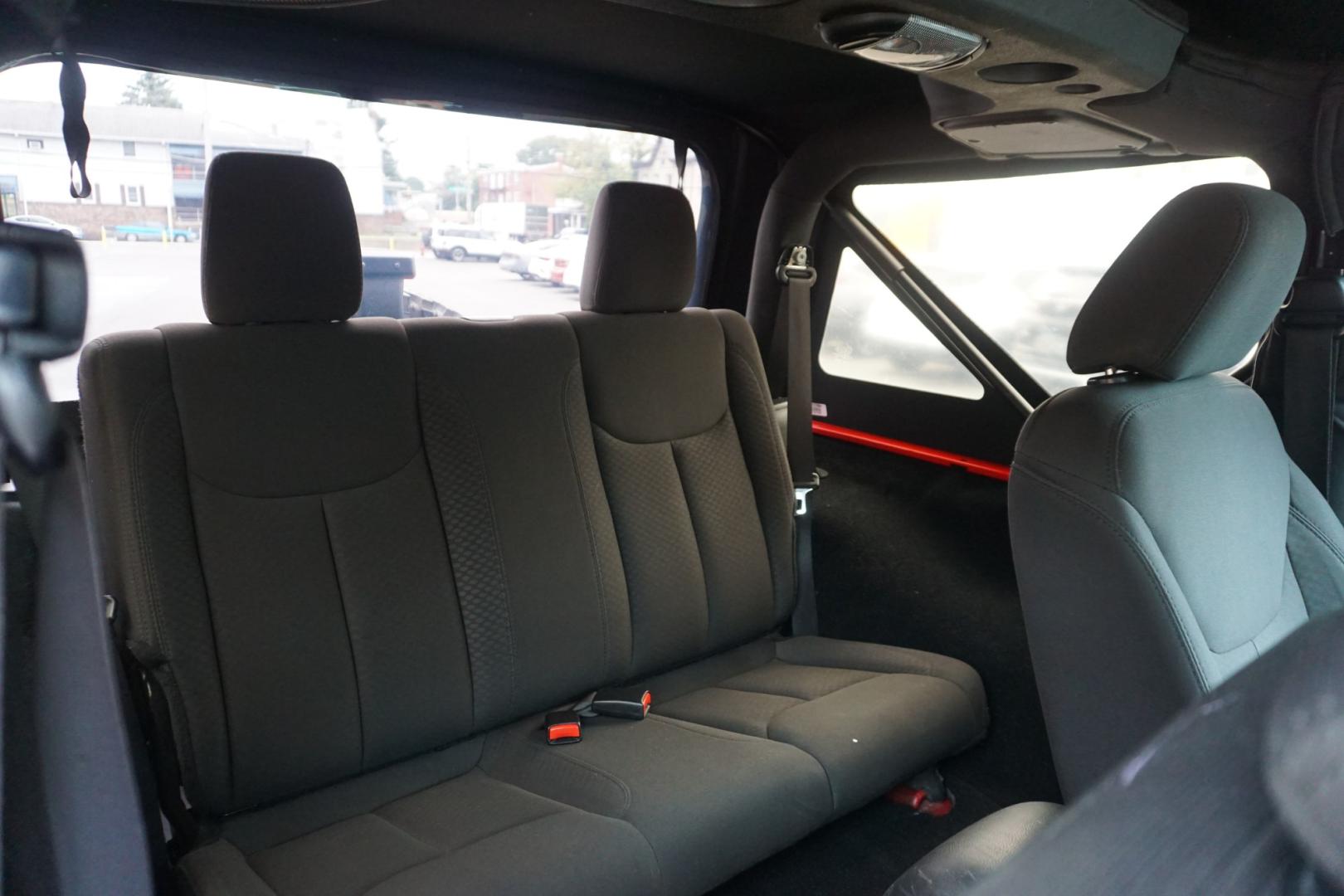 2017 RED /BLACK JEEP WRANGLER WILLYS WHEELER (1c4ajwag0hl) with an 3.6L V6 engine, AUTOMATIC transmission, located at 312 Centre Ave, Schuylkill Haven, PA, 17972, (570) 593-5278, 40.638130, -76.177383- Photo#25