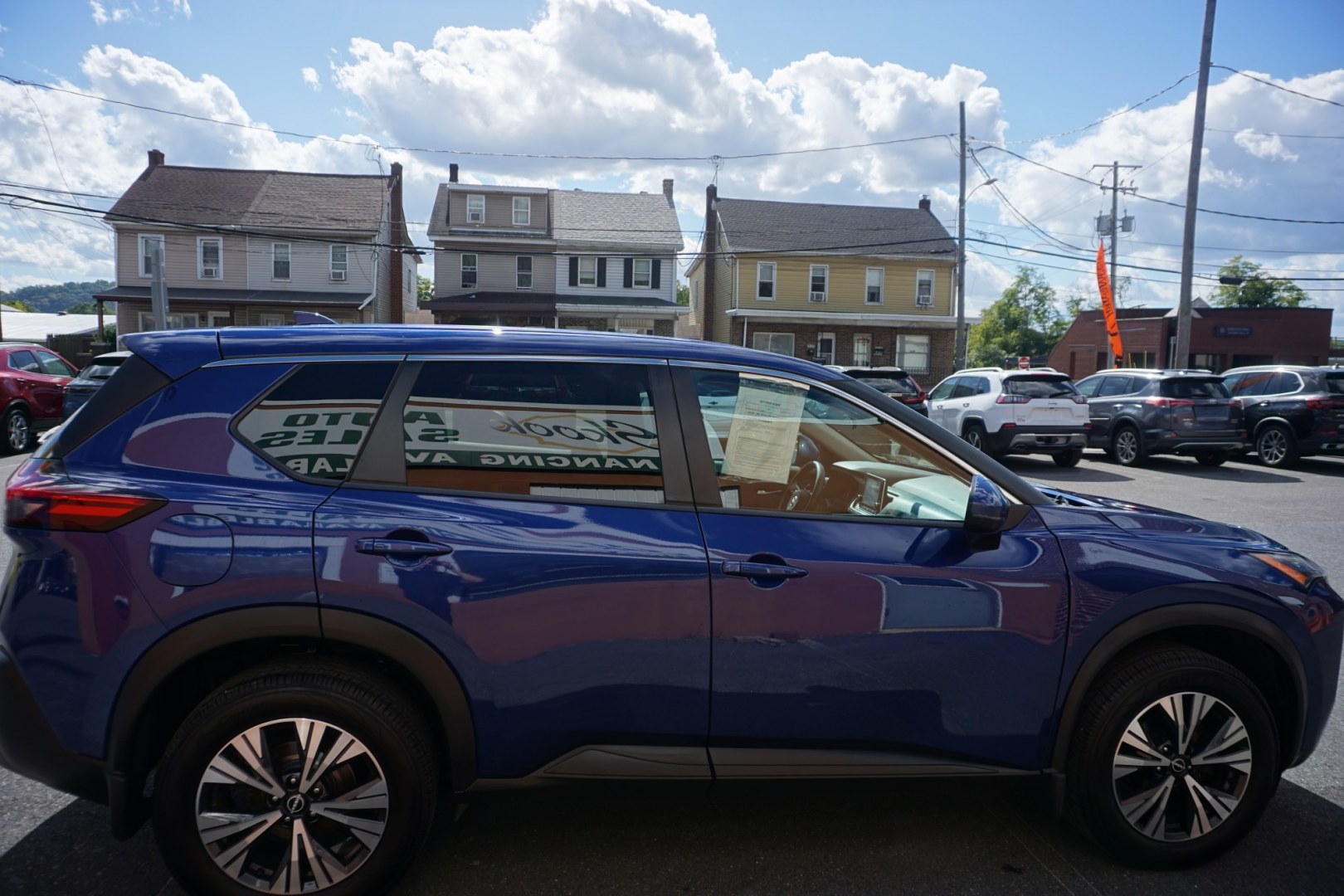 2022 BLUE /GRAY NISSAN ROGUE SV (5N1BT3BBXNC) with an 1.5L I3 engine, CVT transmission, located at 312 Centre Ave, Schuylkill Haven, PA, 17972, (570) 593-5278, 40.638130, -76.177383- Photo#17