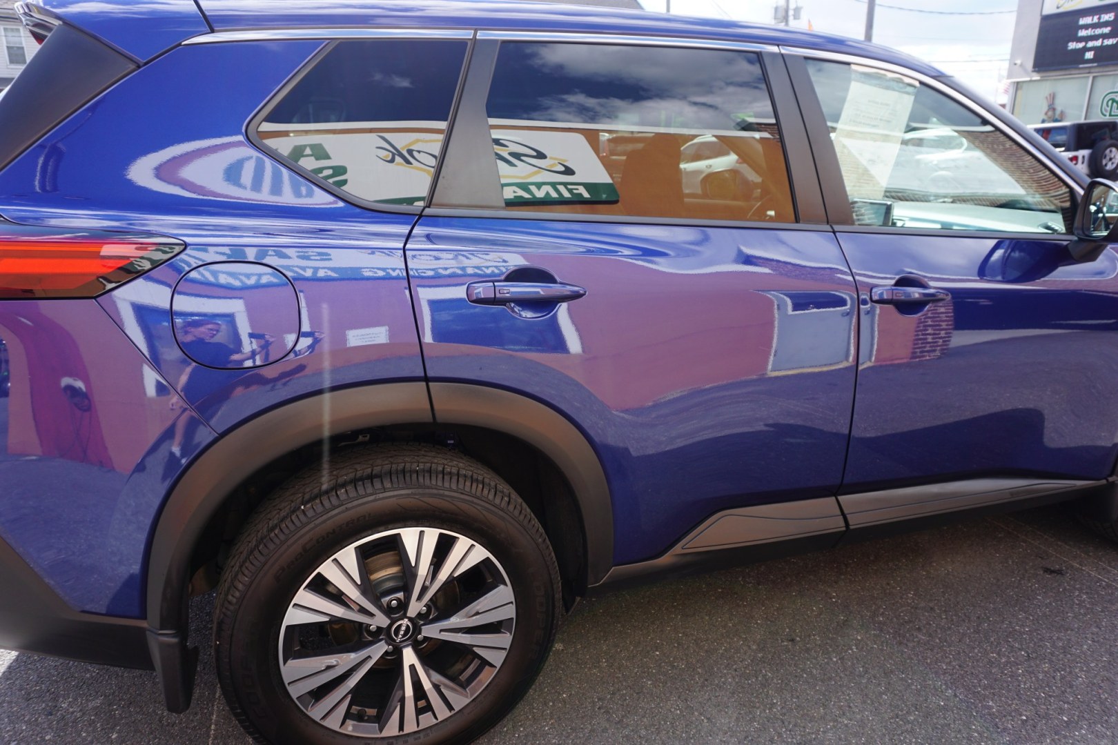 2022 BLUE /GRAY NISSAN ROGUE SV (5N1BT3BBXNC) with an 1.5L I3 engine, CVT transmission, located at 312 Centre Ave, Schuylkill Haven, PA, 17972, (570) 593-5278, 40.638130, -76.177383- Photo#20
