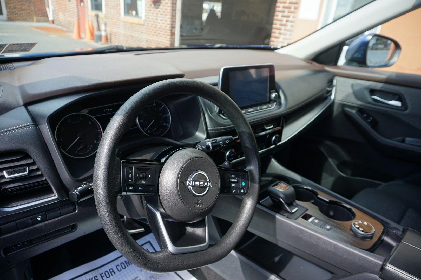 2022 BLUE /GRAY NISSAN ROGUE SV (5N1BT3BBXNC) with an 1.5L I3 engine, CVT transmission, located at 312 Centre Ave, Schuylkill Haven, PA, 17972, (570) 593-5278, 40.638130, -76.177383- Photo#28